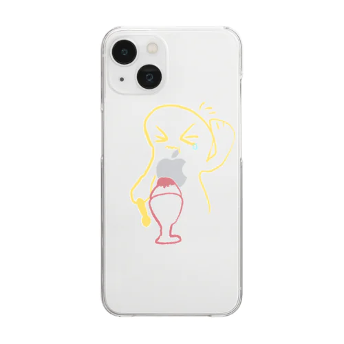 かき氷ファン君 Clear Smartphone Case