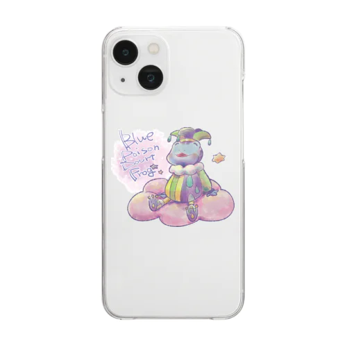 コバルトヤドクガエルクラウン Clear Smartphone Case