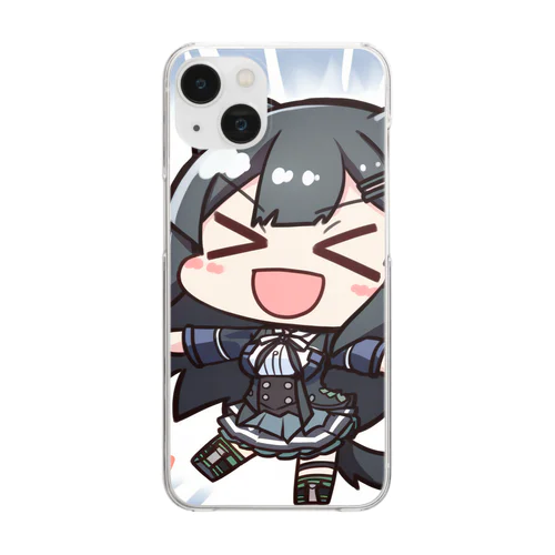 BIGSmile黒猫ちゃん Clear Smartphone Case