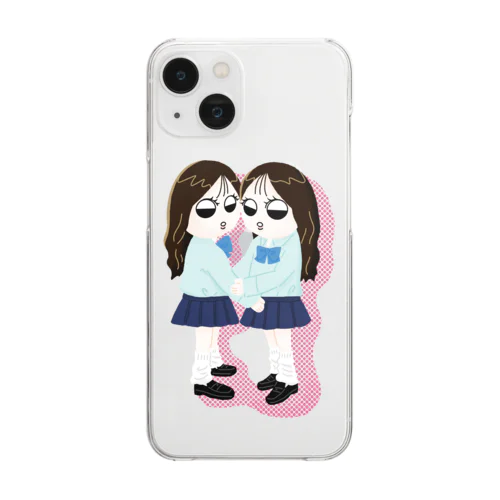 れいわのおんなのこ Clear Smartphone Case