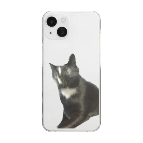 愛猫！！！！！ Clear Smartphone Case