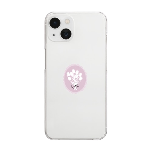 チューリップブーケ🌷 Clear Smartphone Case