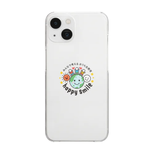 happy smile オリジナルグッズ Clear Smartphone Case