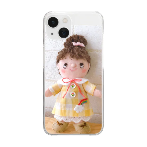 おひさまちゃん Clear Smartphone Case