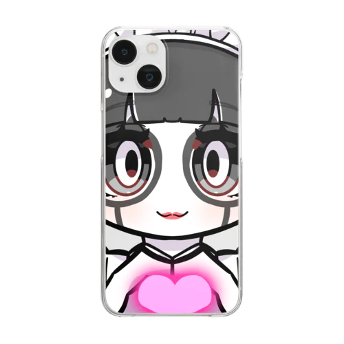 女子キャンパーレモコ Clear Smartphone Case