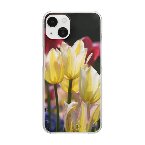 yellow happiness Clear Smartphone Case