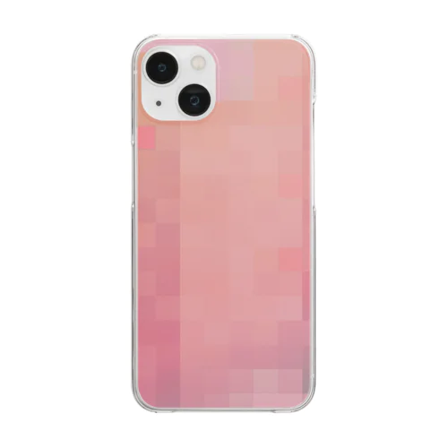 なんかもざいく Clear Smartphone Case