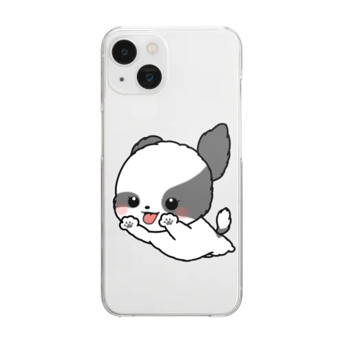 飛行フジちゃん Clear Smartphone Case