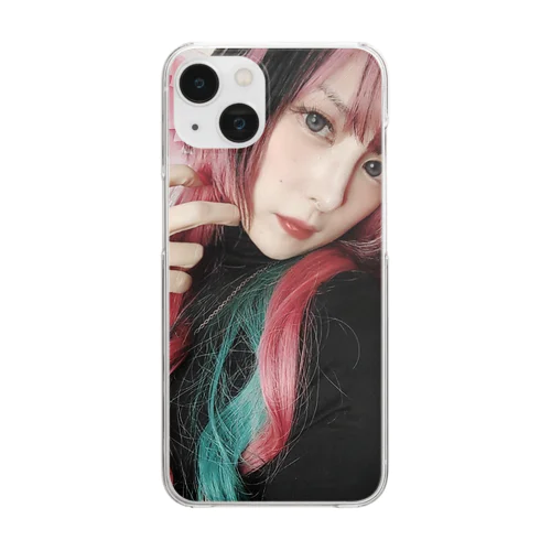 猫耳様が長髪になったってよ。 Clear Smartphone Case