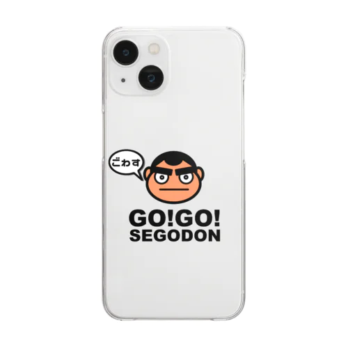 西郷どん ごわす GOWASU! Clear Smartphone Case