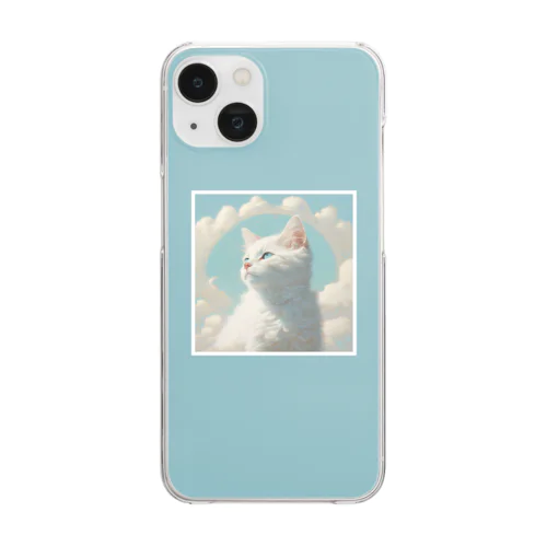 子猫雲 by animalland  Clear Smartphone Case