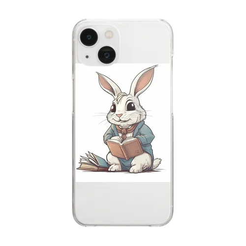 韓非子ウサギ Clear Smartphone Case