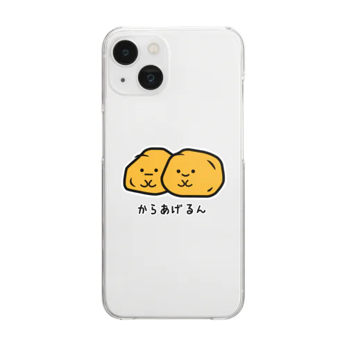 からあげるん Clear Smartphone Case