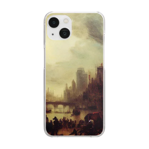 London_ukiyie_oil Clear Smartphone Case