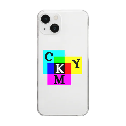 減色混合 CMYK Clear Smartphone Case