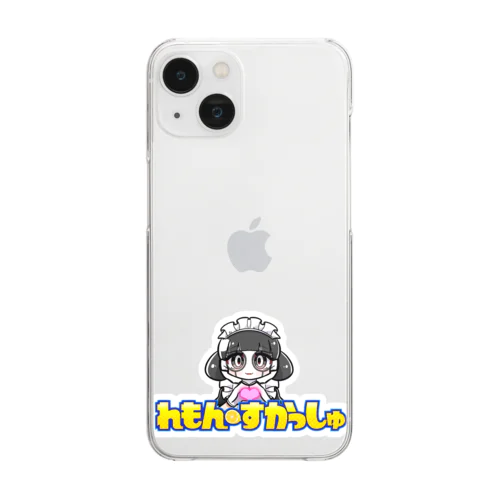 女子キャンパーレモコ Clear Smartphone Case