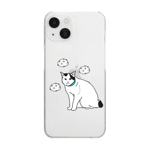 まめだいふく Clear Smartphone Case