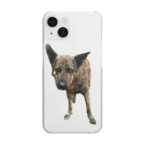 愛犬注意 Clear Smartphone Case