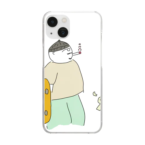 Boogieおっちゃん Clear Smartphone Case