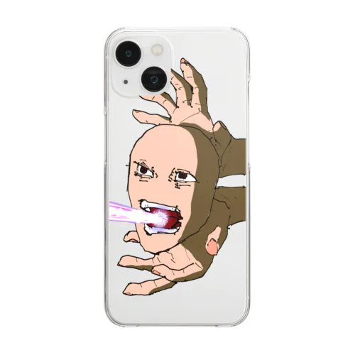 顔面破眼波 Clear Smartphone Case