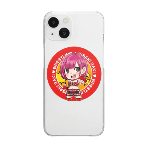 樹咲早姫のリングファイト Clear Smartphone Case