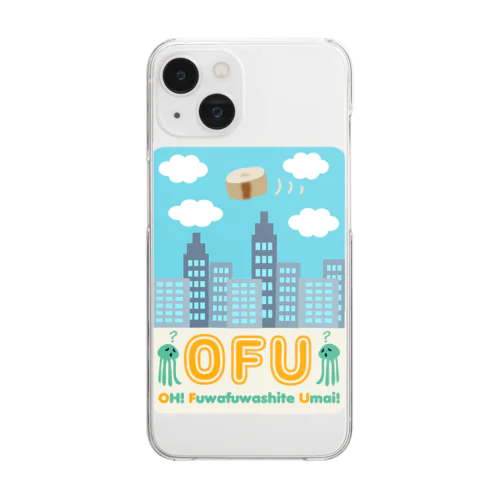 白昼のOFU(お麩) Clear Smartphone Case