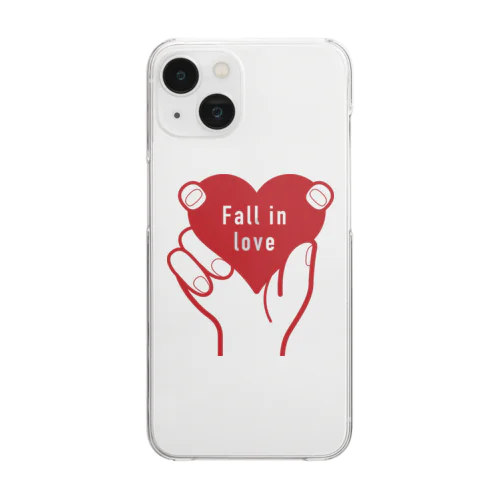 Fall in love Clear Smartphone Case