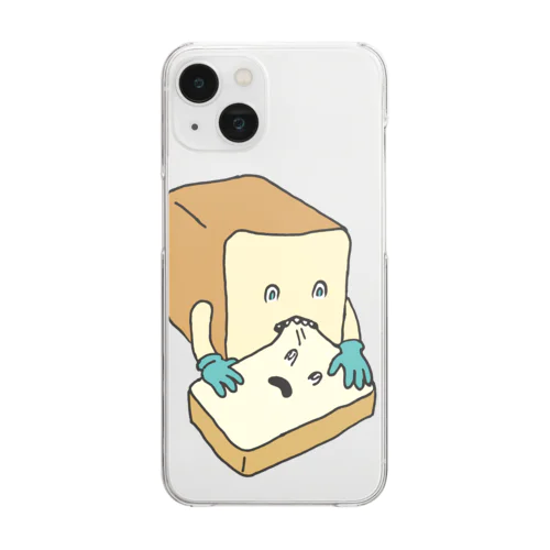 共喰い🍞（食パン） Clear Smartphone Case