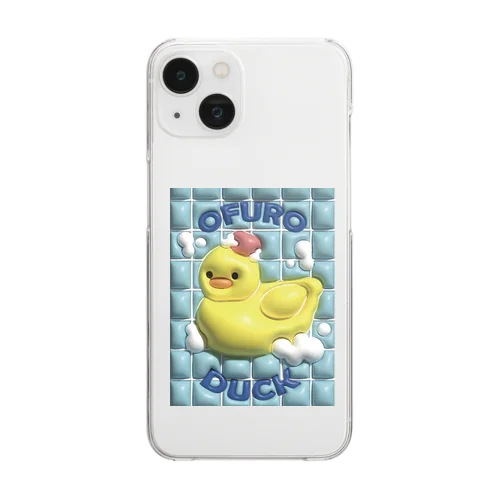 🐣OFURO DUCK🛁 Clear Smartphone Case