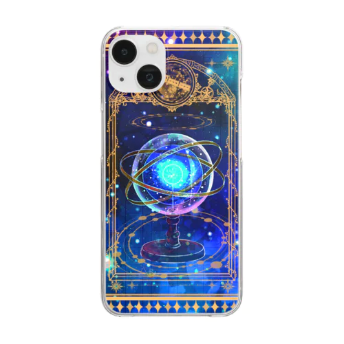 ブルカニロ博士の研究〜天球儀 Clear Smartphone Case