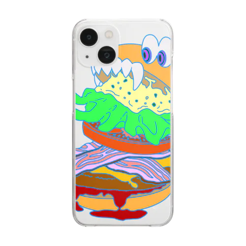 [ハングリーモンスター] FOOD ALIENS SERIES Clear Smartphone Case