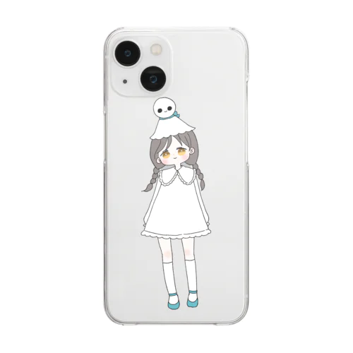 てるてるちゃん Clear Smartphone Case