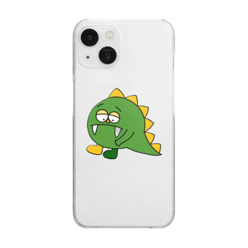 恐竜(きょうりゅう) Clear Smartphone Case