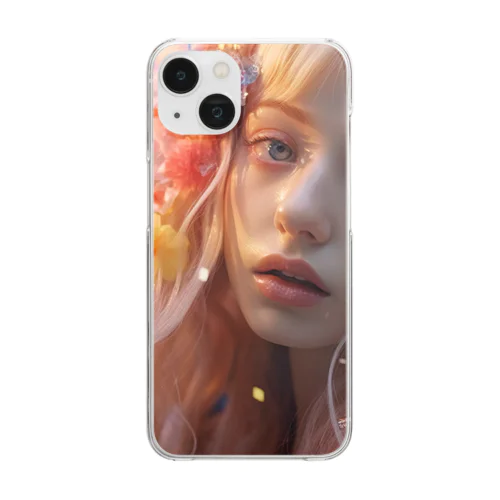 夢見る花嫁 004 Clear Smartphone Case