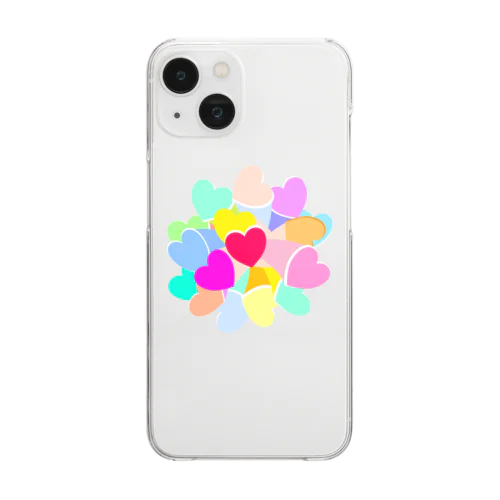 幸せの花束 Clear Smartphone Case