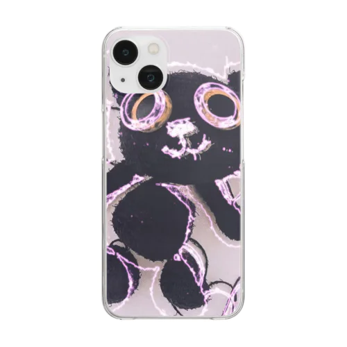 黒猫ゲシュタルトさん Clear Smartphone Case