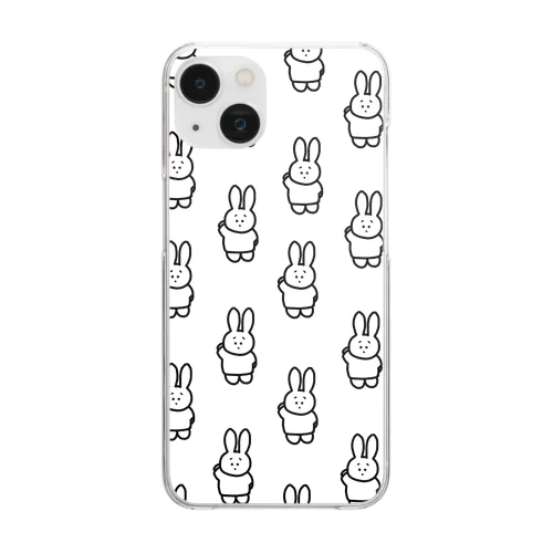 うさぎたち Clear Smartphone Case