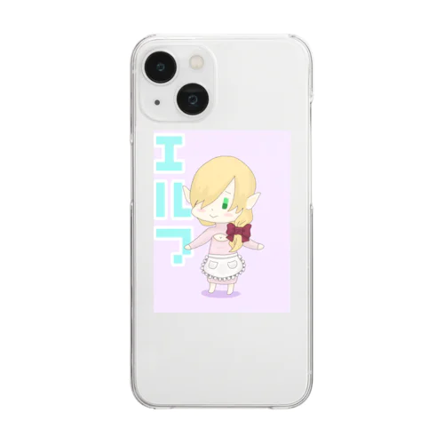 エルフ妻 Clear Smartphone Case