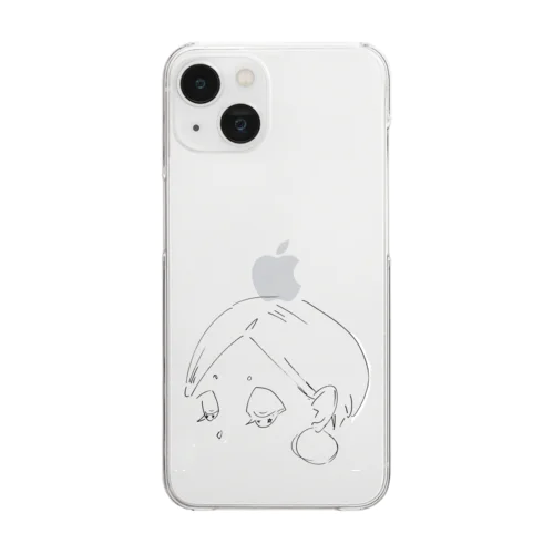 伏し目ちゃん☆ Clear Smartphone Case