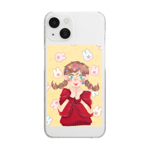 親愛なるうさぎ様🤍　vol.1 Clear Smartphone Case