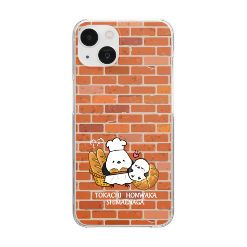 十勝ほんわかシマエナガ【Bakery】 Clear Smartphone Case