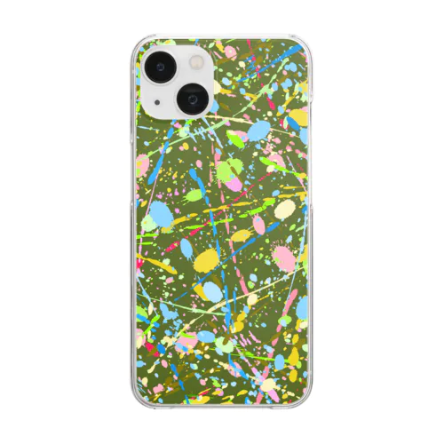 PAINT_C4GG Clear Smartphone Case