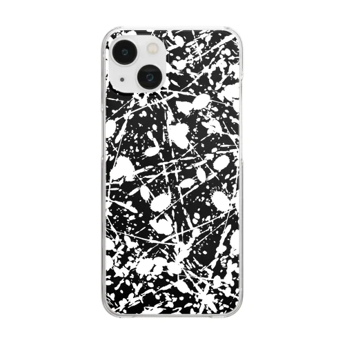 PAINT_W4K Clear Smartphone Case