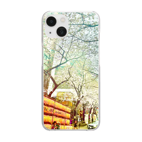 東京渋谷　桜坂 Clear Smartphone Case