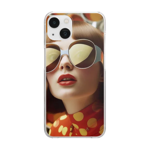 Fashionable woman Clear Smartphone Case