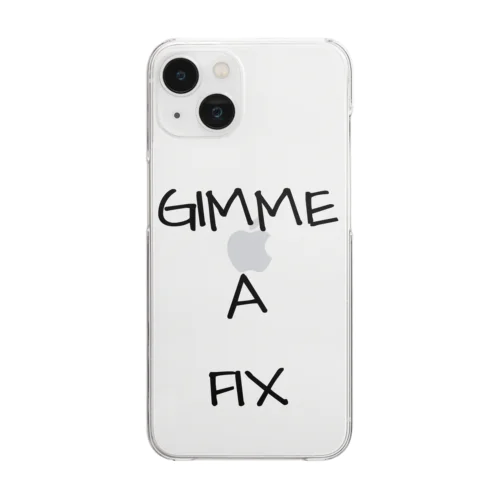 シド・ヴィシャス　GIMME A FIX Clear Smartphone Case