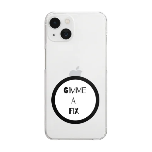 シド・ヴィシャス　GIMME A FIX Clear Smartphone Case