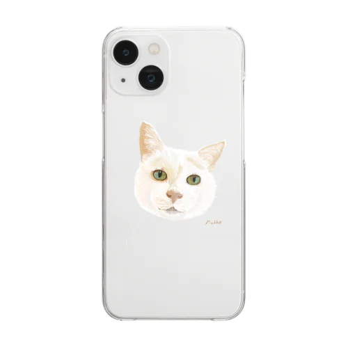 ねこのサニーさん Clear Smartphone Case