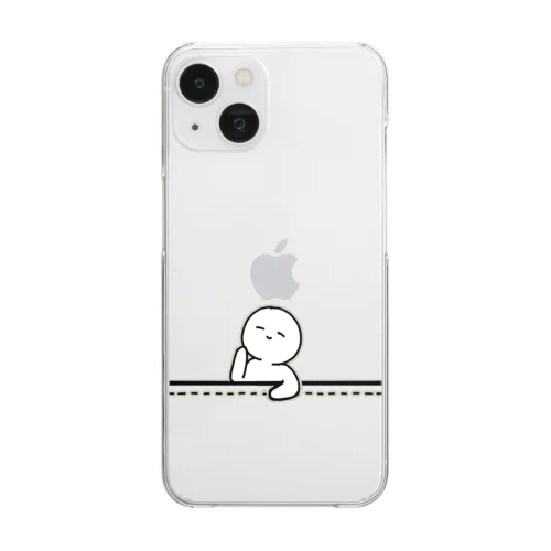 ポケットに入ってきちゃったアレ Clear Smartphone Case