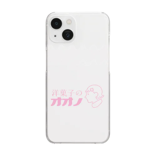 洋菓子のオオノ　紙ナプキン Clear Smartphone Case